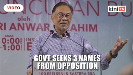 Opposition asked to submit three candidates for bipartisan emergency committee