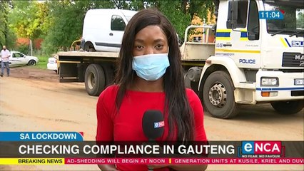 Police checking for compliance in Gauteng