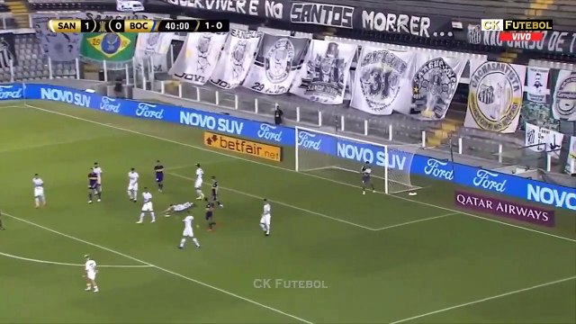 Santos vs Boca Juniors 3-0 Goles y Resumen - Libertadores (13/01/2021)