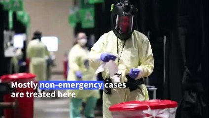 'Very busy time' for nurses at Massachusetts Covid-19 field hospital