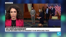 Trump impeached for unprecedented second time