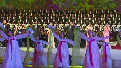 北 '당 대회 기념공연' 결속 강조...이인영 "소처럼 묵묵히 평화로" / YTN