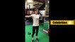 Alexandra Daddario Hot workouts at Gym.
