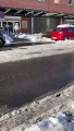 Llega la UME a Puente Vallecas tras la gran nevada causada por la borrasca Filomena