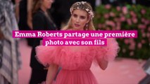 Emma Roberts partage une première photo avec son fils