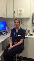 Advanced practitioner nurse Katie Cobain speaks about the Sett Valley Medical Centre home vaccination service