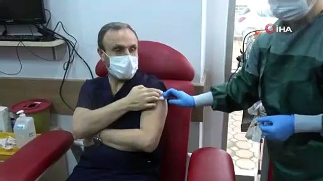 Tokat'ta 8 bin 500 sağlık çalışanına korona aşısı