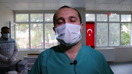 Şanlıurfa'da ilk korona aşısı yapıldı