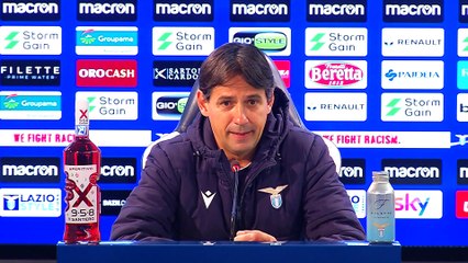 CONFERENZA STAMPA SIMONE INZAGHI PRE LAZIO ROMA 14-01-2021