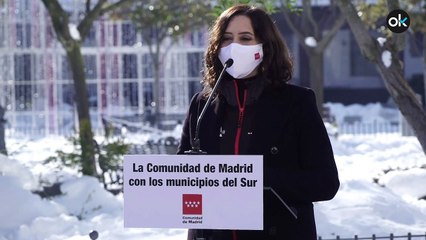 Ayuso pedirá la declaración de la Comunidad de Madrid como zona catastrófica