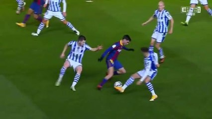 Barcelona vs Real Sociedad (3-2 Penalties ) All Goals & highlights with Pnts date 13-1-2021