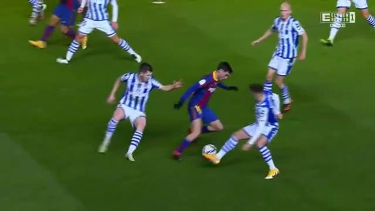 Barcelona vs Real Sociedad (3-2 Penalties ) All Goals & highlights with Pnts date 13-1-2021