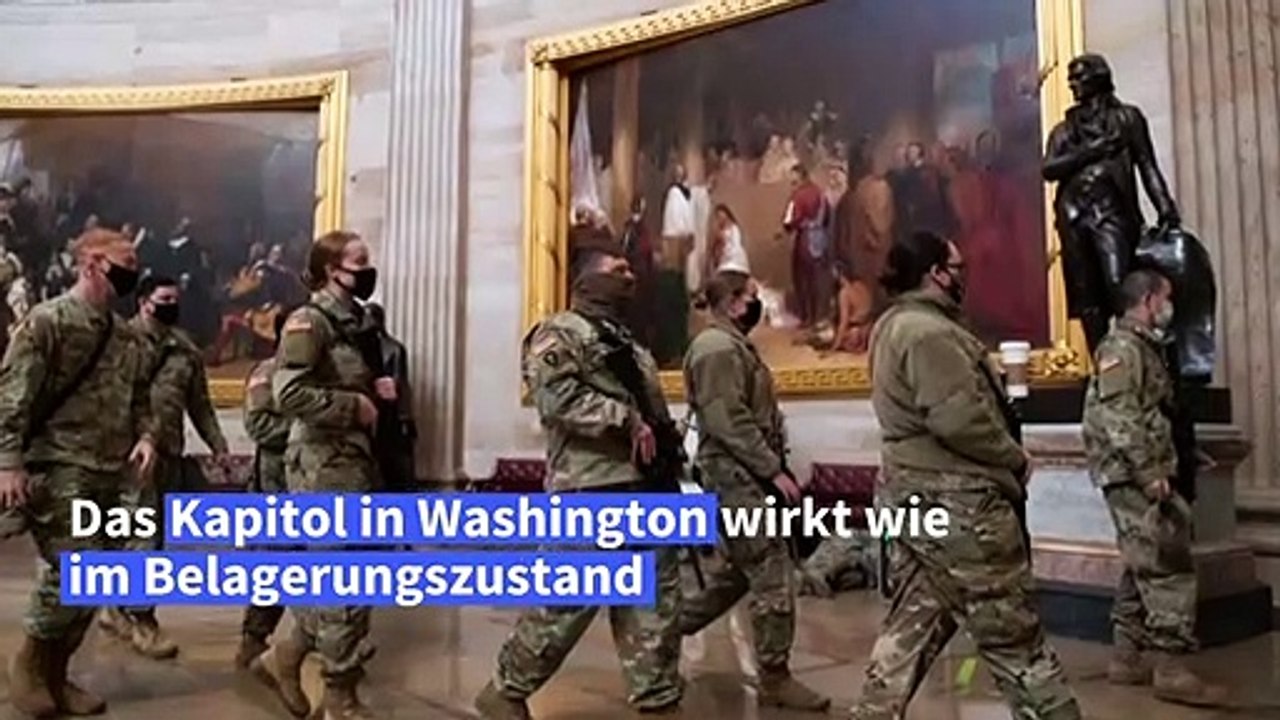 Soldaten übernehmen Kontrolle über US-Kapitol