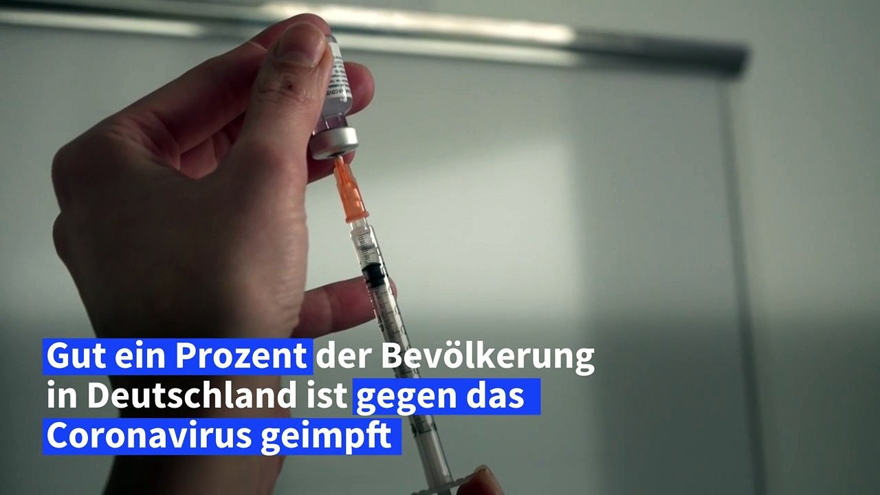 Ein Prozent der Deutschen gegen Coronavirus geimpft