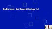 Online lesen  Ore Deposit Geology Voll