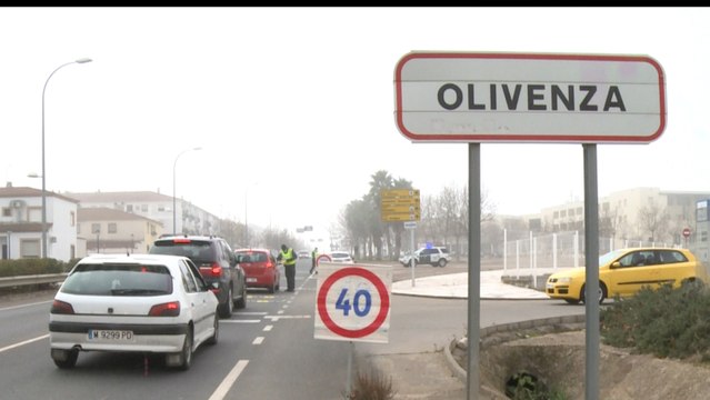 La Guardia Civil controla los accesos a los municipios de Extremadura