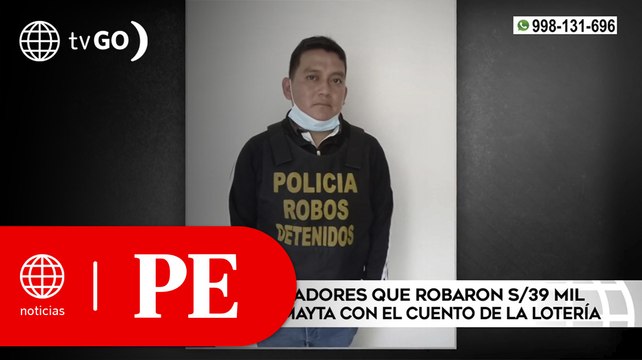 Capturan a estafadores que le robaron 39 mil soles a viuda del Indio Mayta | Primera Edición