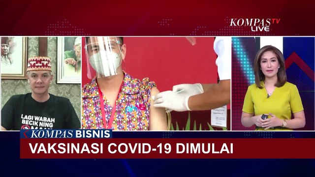 Usai Terima Vaksin Covid-19, Ganjar Pranowo Akui Tidak Merasakan Efek Samping