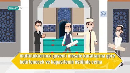 "Hasret bitiyor, camiler cemaatine kavuşuyor" ... Diyanet camilerde uyulacak kurallar konulu animasyon hazırladı