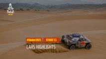 #DAKAR2021 - Stage 11 - AlUla / Yanbu - Car Highlights