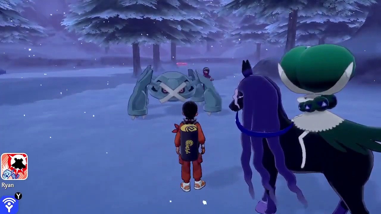 Pokémon Sword - Where To Find Metagross  (Crown Tundra_ Slippery Slope)