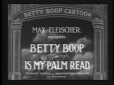 Betty Boop - Is My Palm Read - 1933