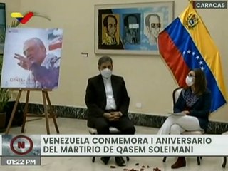 Venezuela rinde homenaje al General iraní Qasem Soleimani a un año de su asesinato