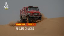 #DAKAR2021 - Étape 11 - AlUla / Yanbu - Résumé Camion