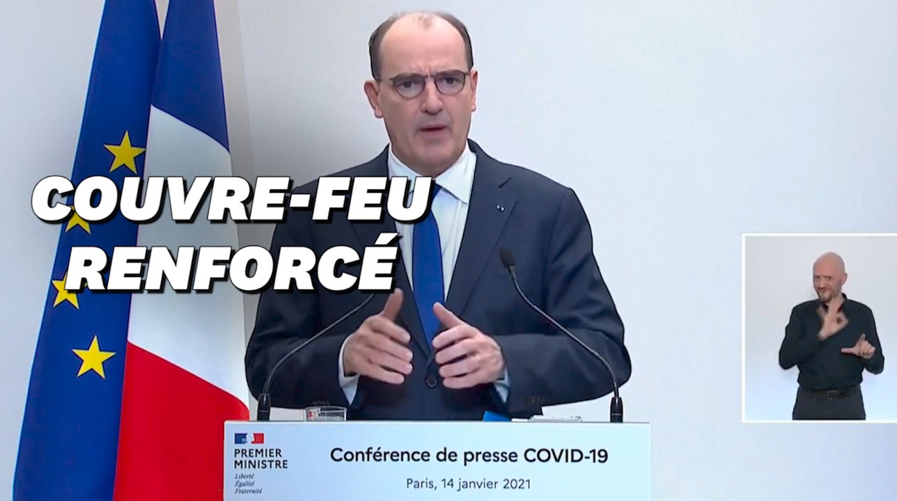 Covid-19 :  Castex annonce un couvre-feu national à 18h dès samedi 16 janvier