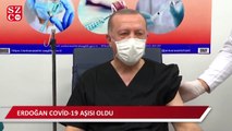 Erdoğan Ankara Şehir Hastanesi'nde Covid-19 aşısı oldu