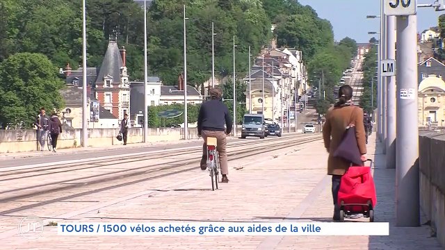 TOURS / 1500 vélos achetés grâce aux aides de la ville