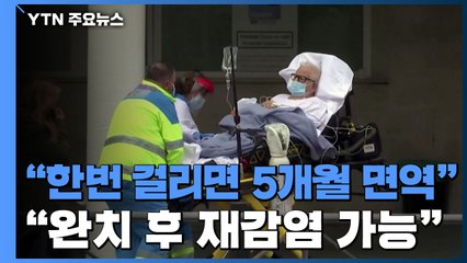 "코로나19 한번 걸리면 최소 5개월은 면역 효과" / YTN