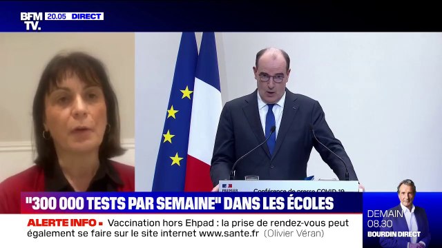 La présidente de l'association de parents d'élèves PEEP 94 rassurée de voir que les écoles restent ouvertes