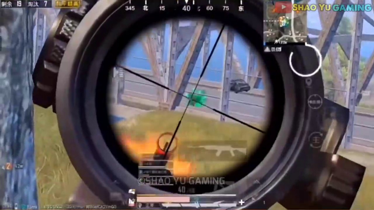 GOD of Tap fire with M16,SKS,MK47  in  PUBG MOBILE(720P_HD)
