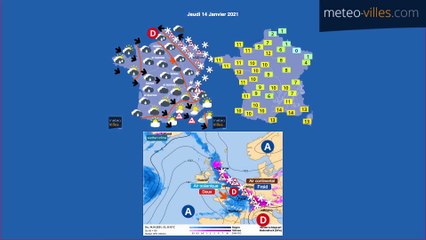 bulletin meteo du jeudi 14 janvier 2021
