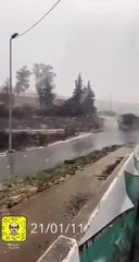 لحظة سقوط الثلج في مدينة بللسمر بالسعودية: حالة لم تحدث من 50 عاماً