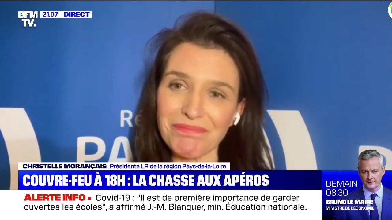 "Je ne comprends pas cette décision": Christelle Morançais, présidente LR des Pays de la Loire, réagit à l'annonce d'un couvre-feu à 18h