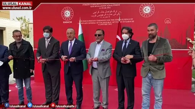 Dışişleri Bakanı Mevlüt Çavuşoğlu Pakistan Karaçi'de 