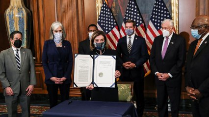 عزل ترامب.. أول رئيس أميركي يحال مرتين إلى المحاكمة في مجلس الشيوخ