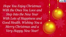 Christmas 2020 Wishes & Happy New Year Messages: WhatsApp Greetings & SMS to Share With Your Family
