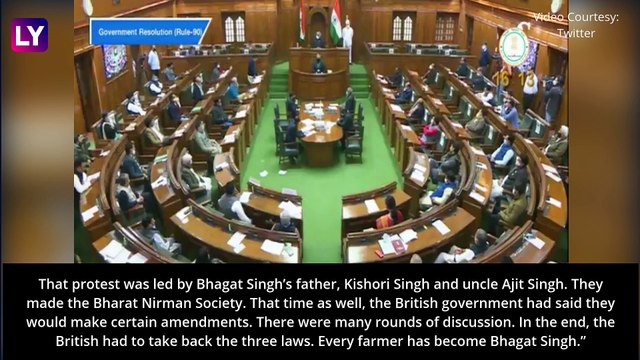 Arvind Kejriwal, AAP MLAs Tear Copies Of Centres Farm Bills In Assembly, Delhi CM Says, ‘Every Farmer Has Become Bhagat Singh