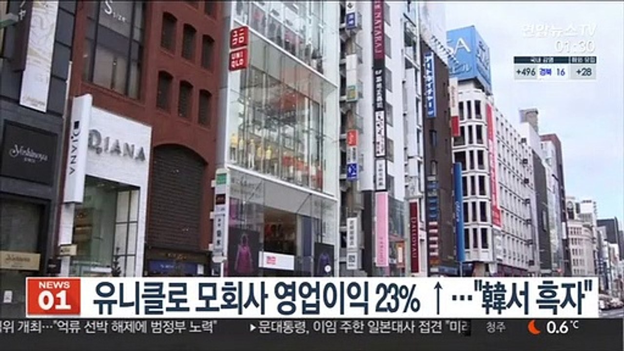유니클로 모회사 영업이익 23% 증가…"한국서 흑자전환"