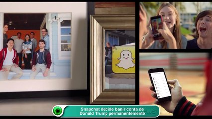 Snapchat decide banir conta de Donald Trump permanentemente