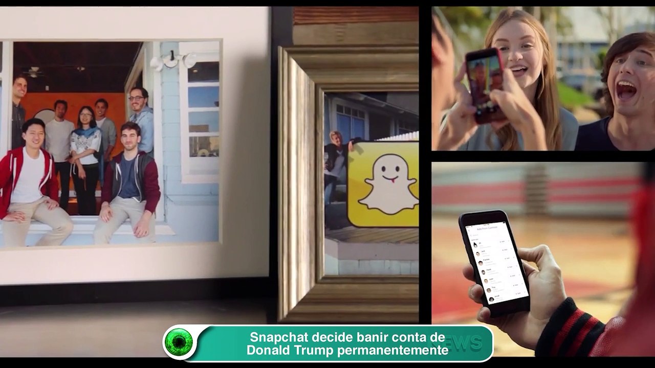 Snapchat decide banir conta de Donald Trump permanentemente