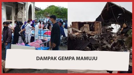 Beginilah Dampak Gempa Mamuju