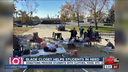 Blade Closet helps students in need