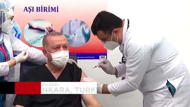 Cumhurbaşkanı Erdoğan koronavirüs aşısı oldu