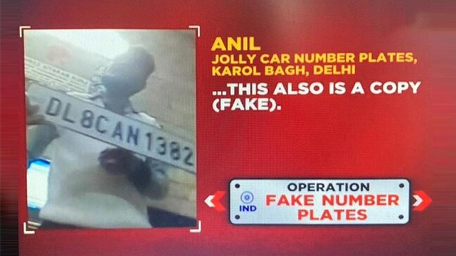 Exclusive: Illegal market of fake vehicle number plates in Delhi exposed