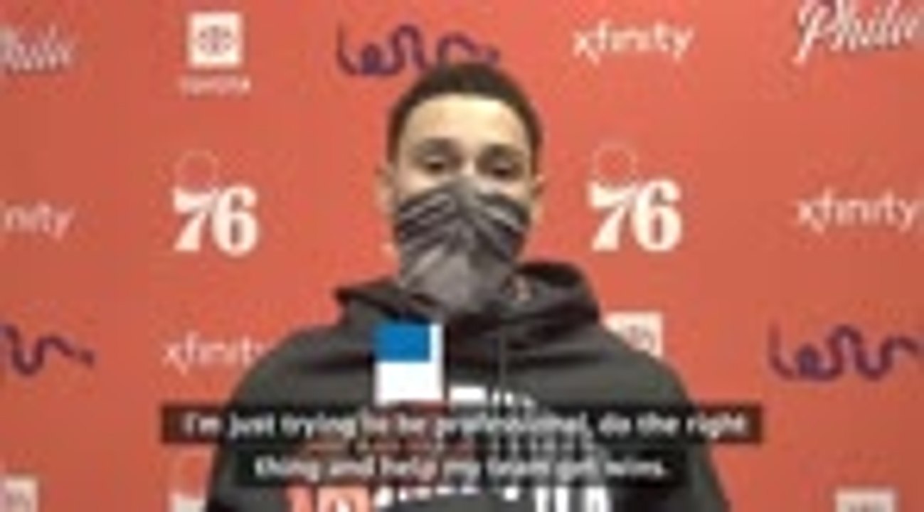 Simmons 'happy' to be at 76ers after Harden trade rumours