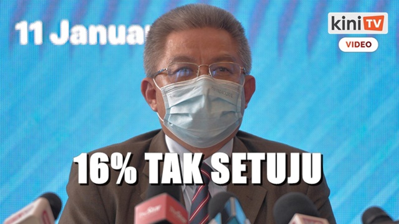 Tinjauan KKM  dapati 16% tak setuju terima vaksin - Menteri
